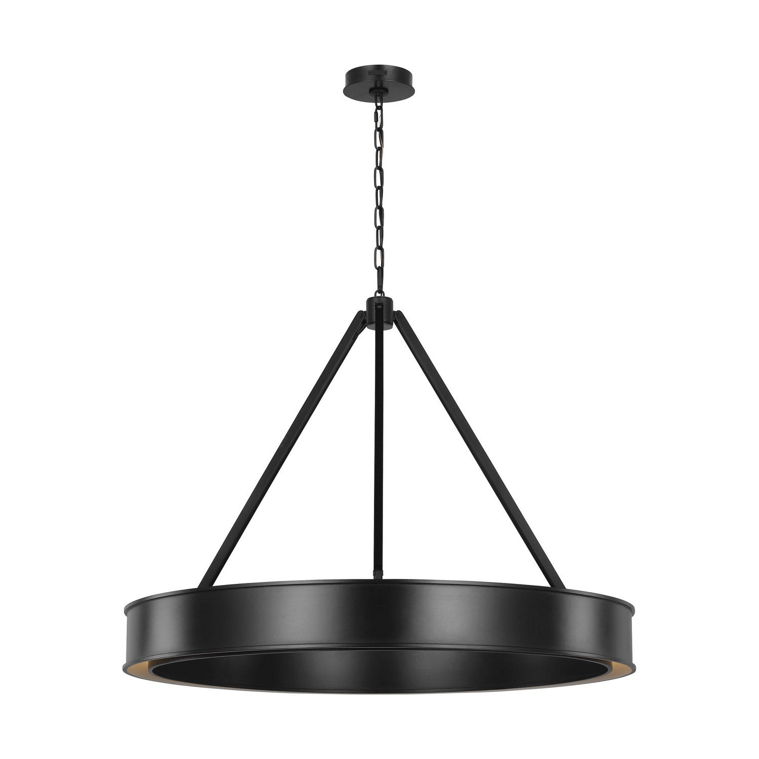 Visual Comfort Studio - LC1221AI-L1 - LED Chandelier - Leonard - Aged Iron