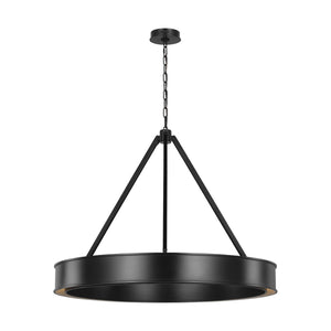 Visual Comfort Studio - LC1221AI-L1 - LED Chandelier - Leonard - Aged Iron