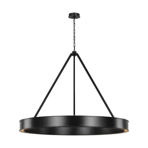 Visual Comfort Studio - LC1231AI-L1 - LED Chandelier - Leonard - Aged Iron