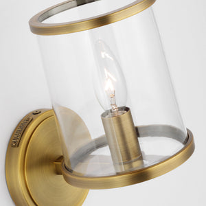 Visual Comfort Studio - LV1081TWB - One Light Vanity - Reynolds - Time Worn Brass