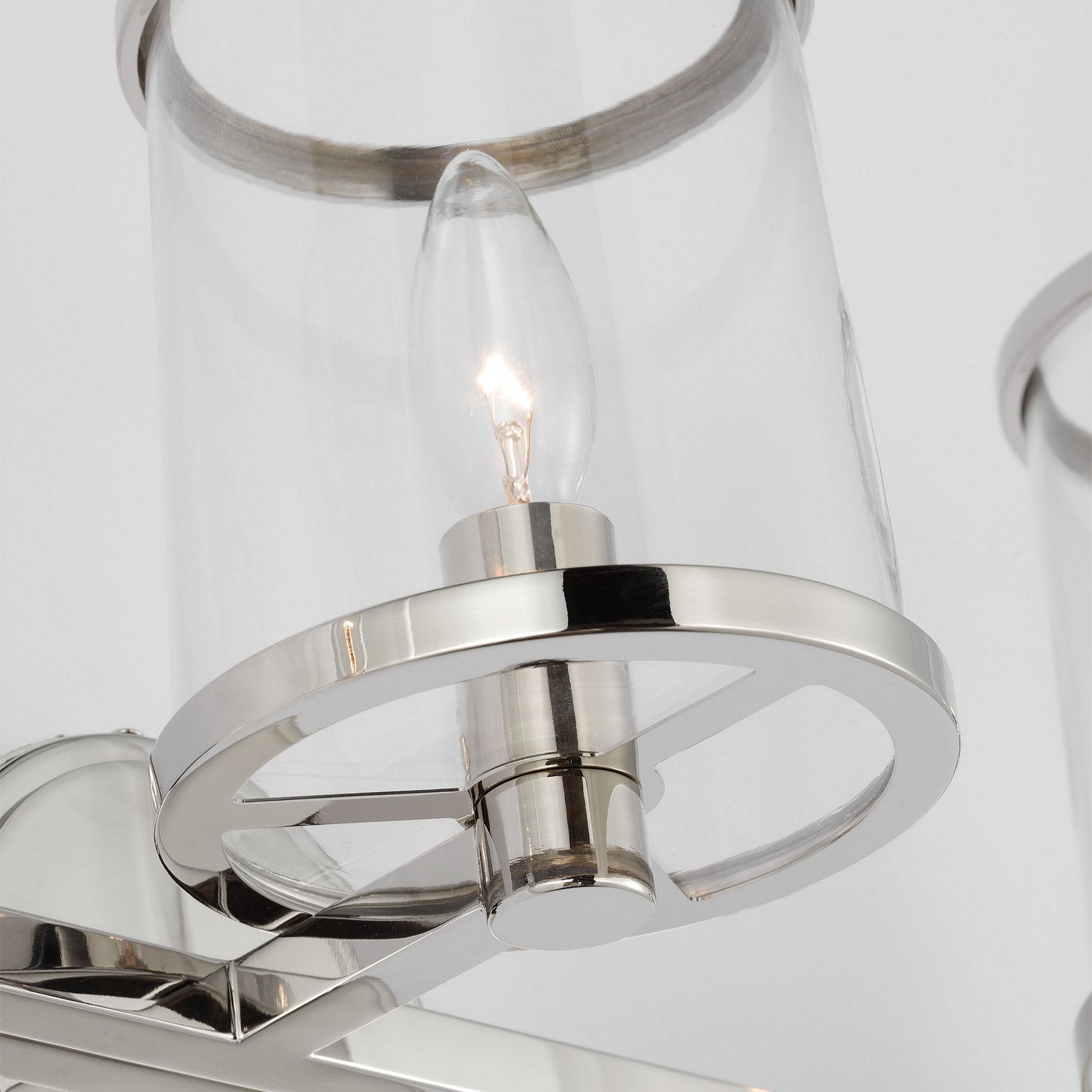 Visual Comfort Studio - LV1083PN - Three Light Vanity - Reynolds - Polished Nickel