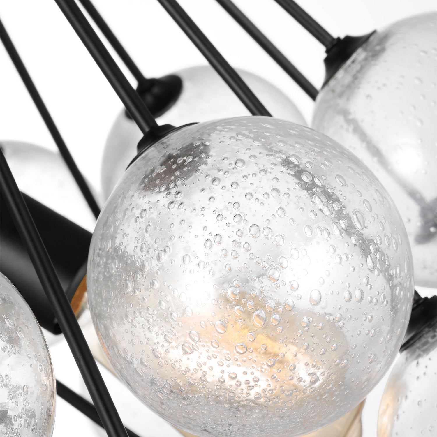 Visual Comfort Studio - 6514303-112 - Three Light Pendant - Bronzeville - Midnight Black