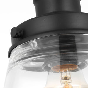 Visual Comfort Studio - P1348MBK - One Light Pendant - Baskin - Midnight Black