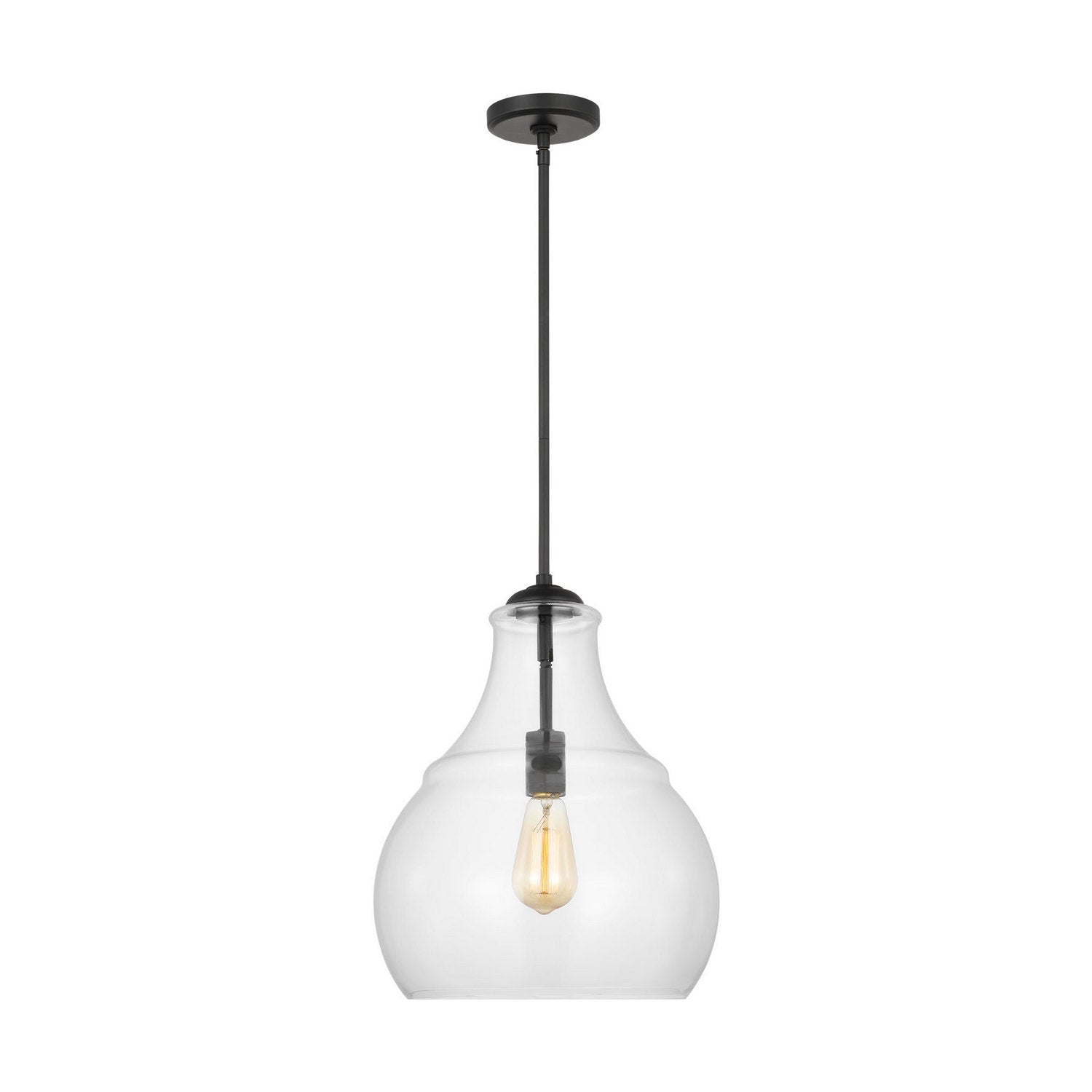 Visual Comfort Studio - P1483MBK - One Light Pendant - Zola - Midnight Black