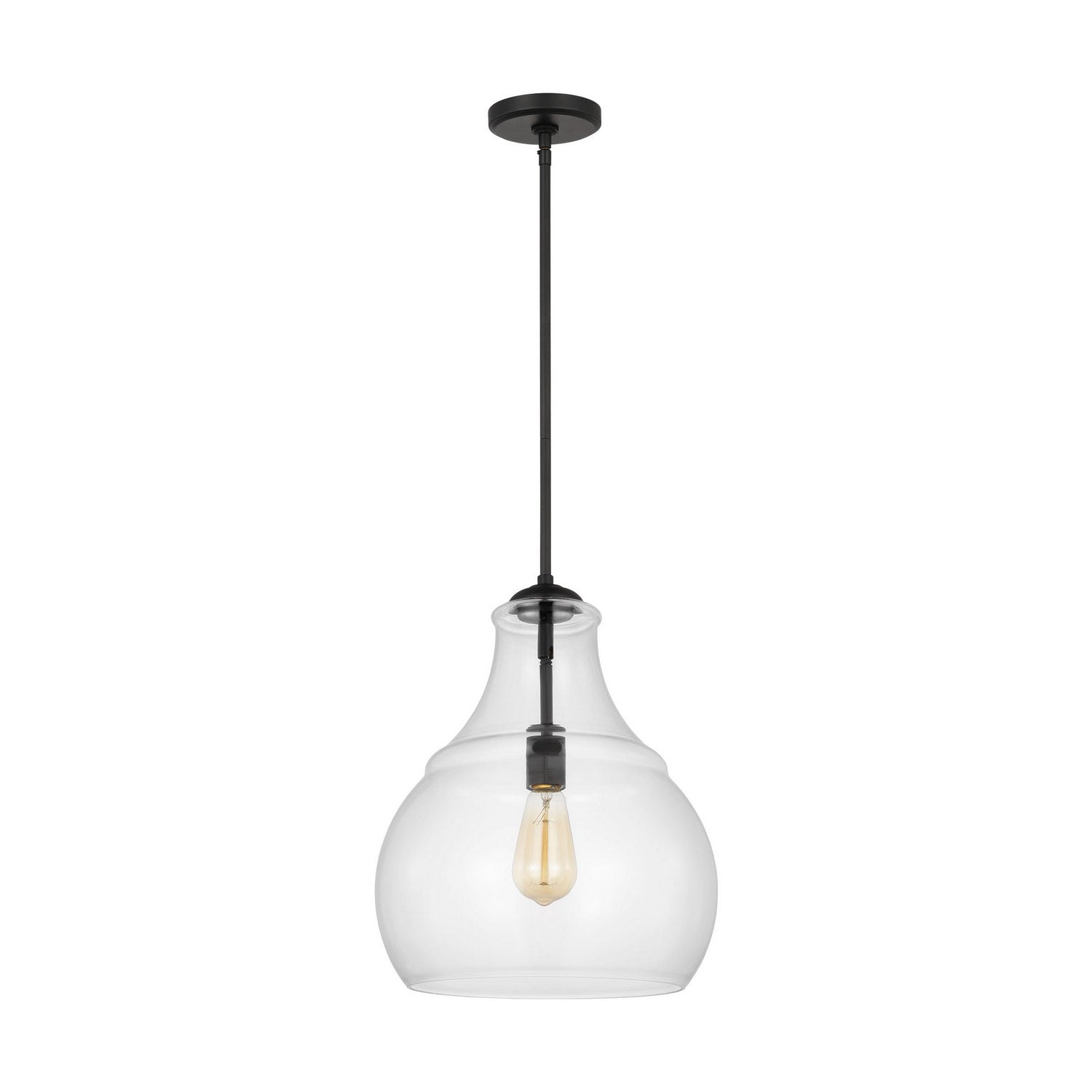 Visual Comfort Studio - P1483MBK - One Light Pendant - Zola - Midnight Black