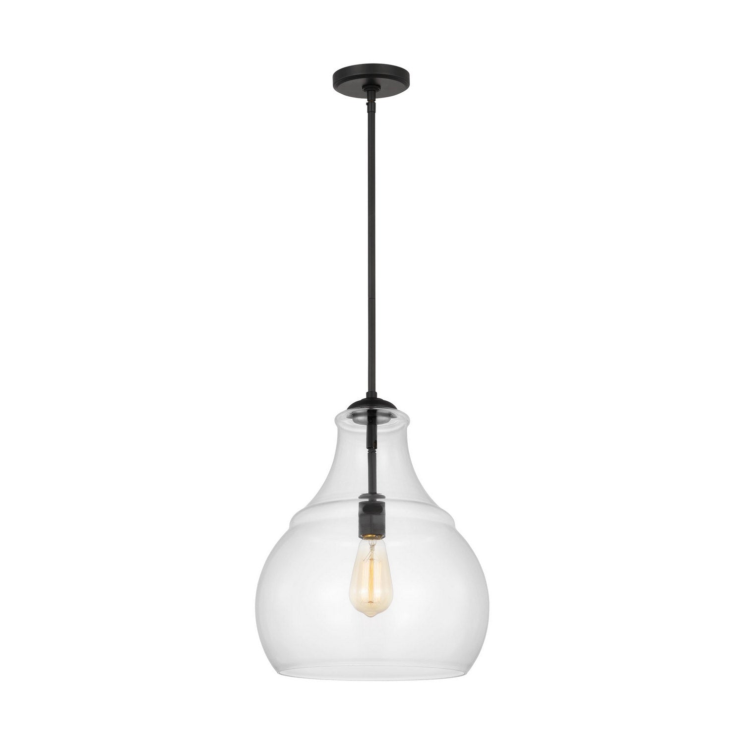 Visual Comfort Studio - P1483MBK - One Light Pendant - Zola - Midnight Black