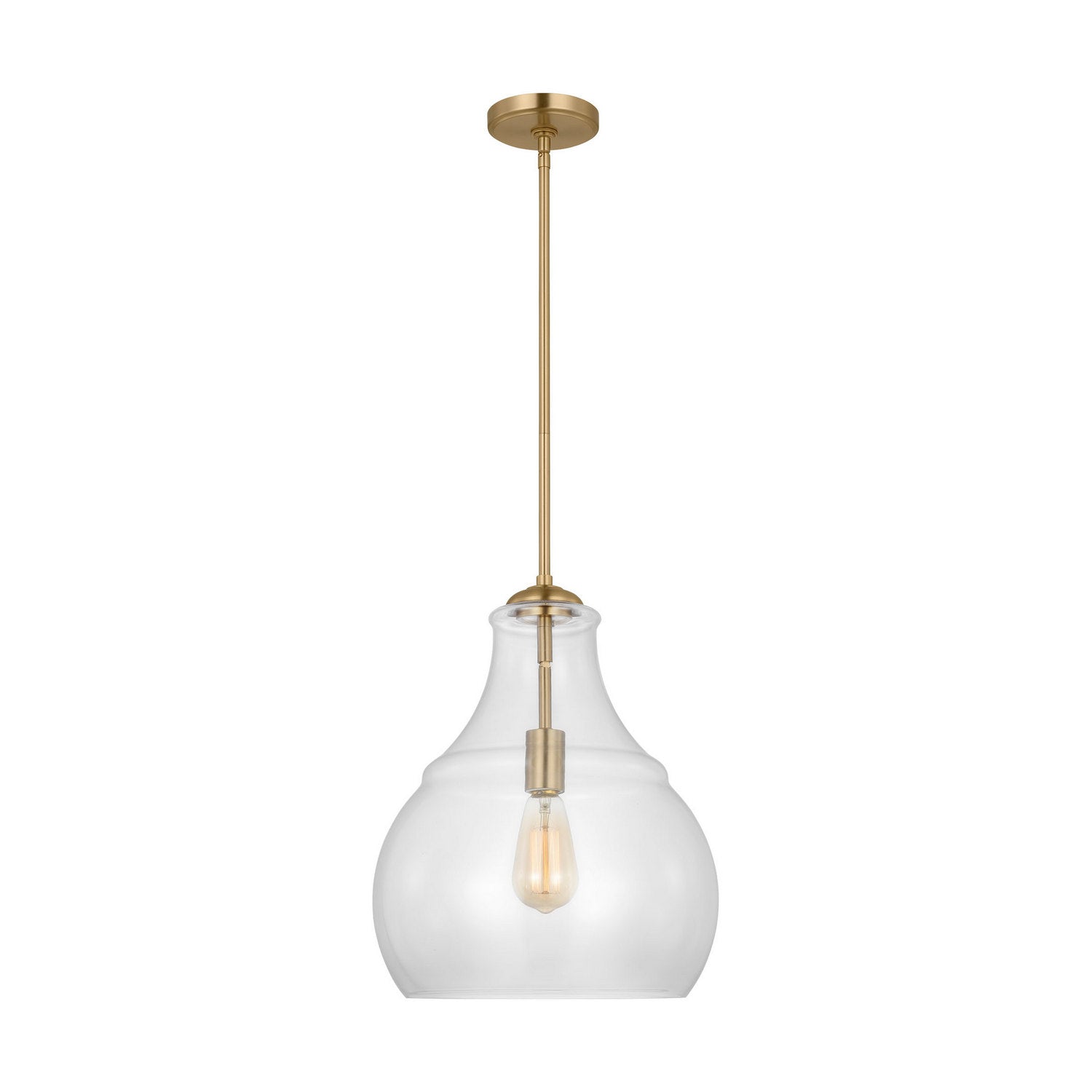 Visual Comfort Studio - P1483SB - One Light Pendant - Zola - Satin Brass