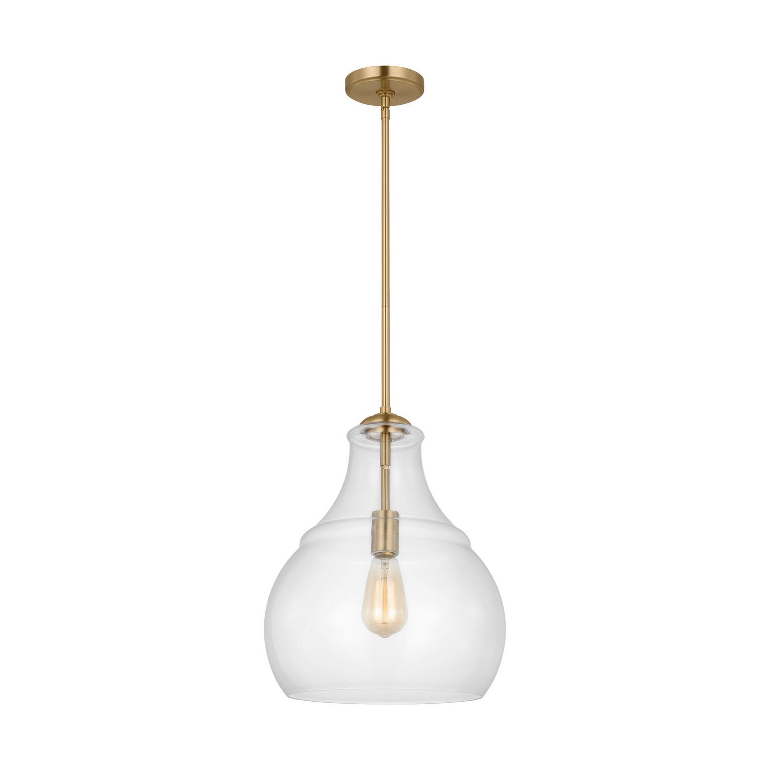 Visual Comfort Studio - P1483SB - One Light Pendant - Zola - Satin Brass