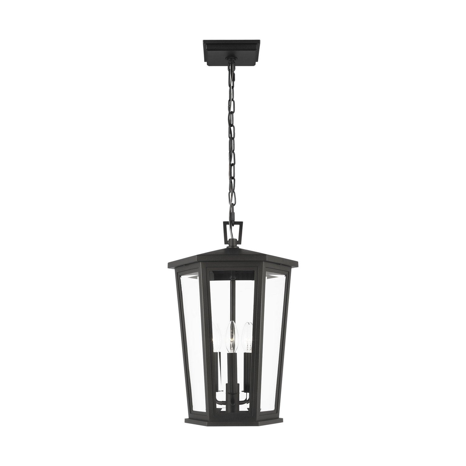 Visual Comfort Studio - SLO1083TXB - Three Light Post Lantern - Witley - Textured Black