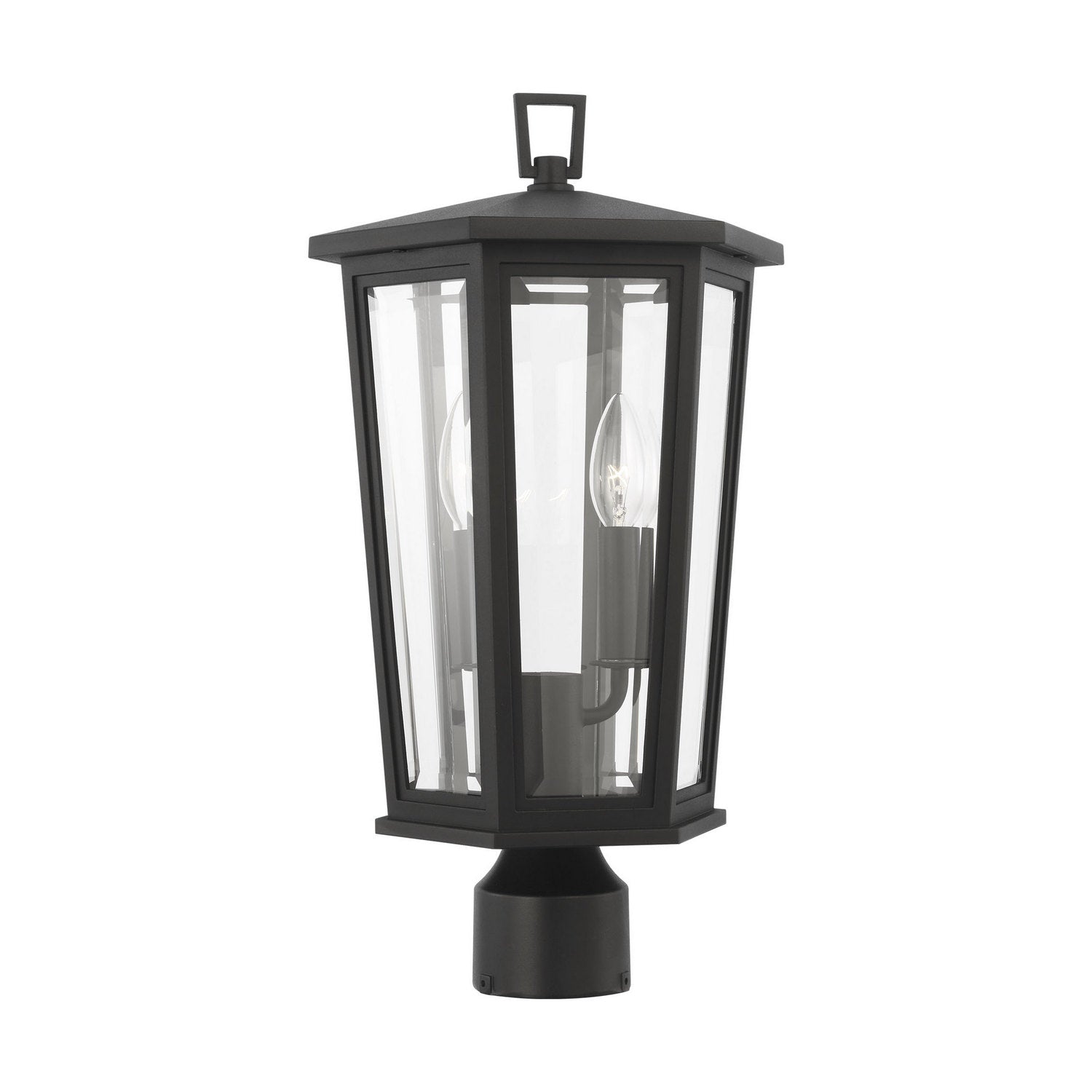 Visual Comfort Studio - SLO1092TXB - Two Light Post Lantern - Witley - Textured Black