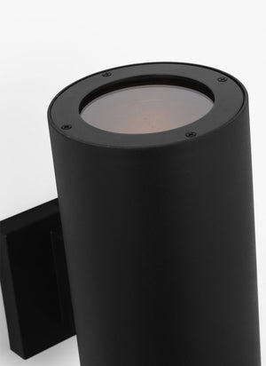 Visual Comfort Studio - SLO1152TXB - Two Light Wall Lantern - Outdoor Cylinders - Textured Black