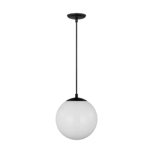 Visual Comfort Studio - 6020-112 - One Light Pendant - Leo - Hanging Globe - Midnight Black