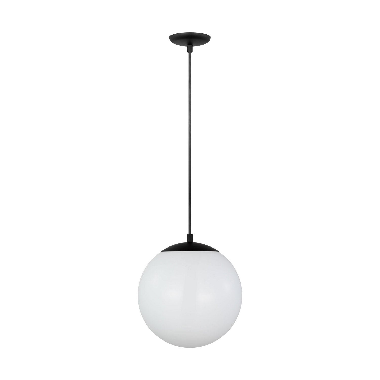 Visual Comfort Studio - 6022-112 - One Light Pendant - Leo - Hanging Globe - Midnight Black