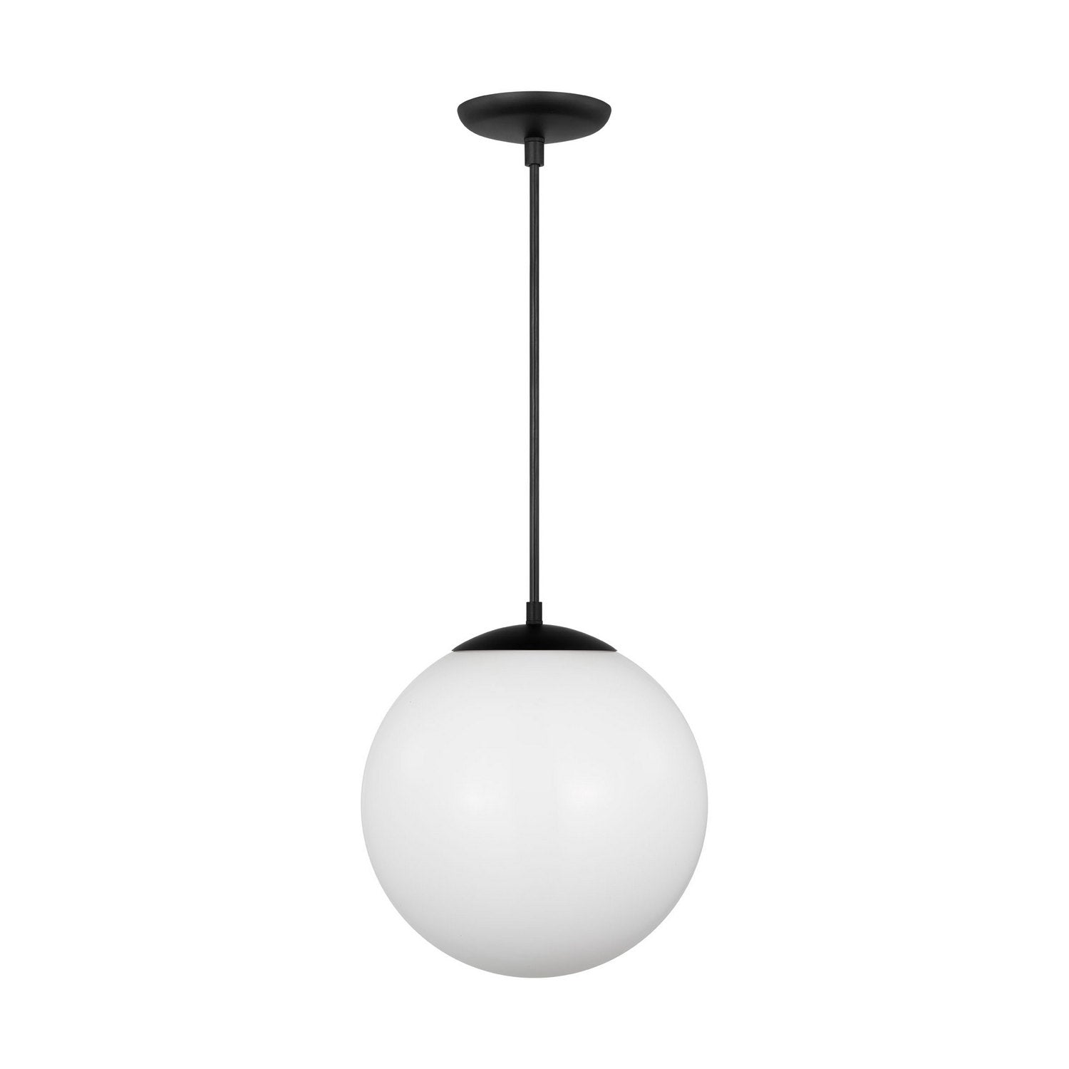 Visual Comfort Studio - 6024-112 - One Light Pendant - Leo - Hanging Globe - Midnight Black