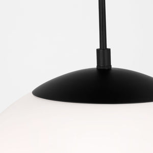 Visual Comfort Studio - 6024-112 - One Light Pendant - Leo - Hanging Globe - Midnight Black