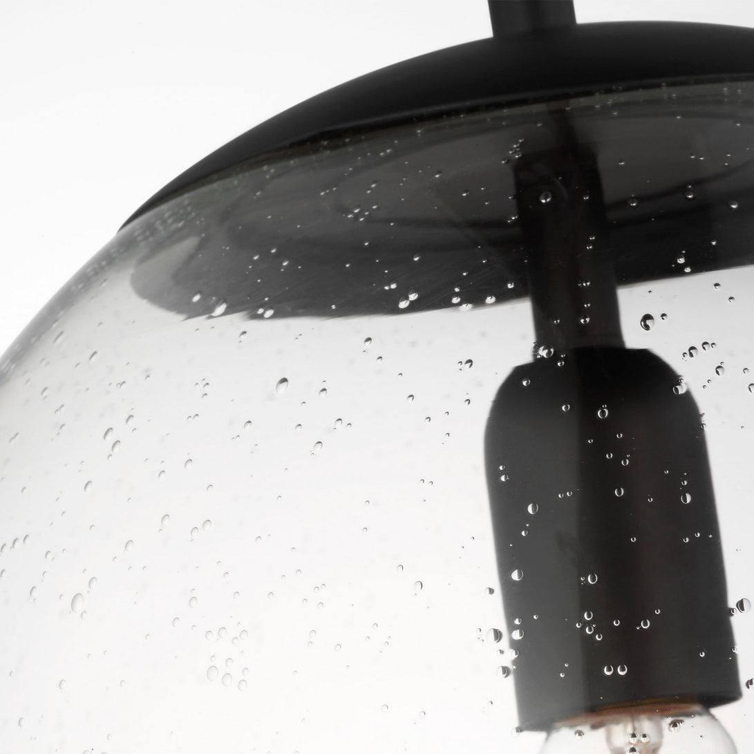 Visual Comfort Studio - 6701801-112 - One Light Pendant - Leo - Hanging Globe - Midnight Black