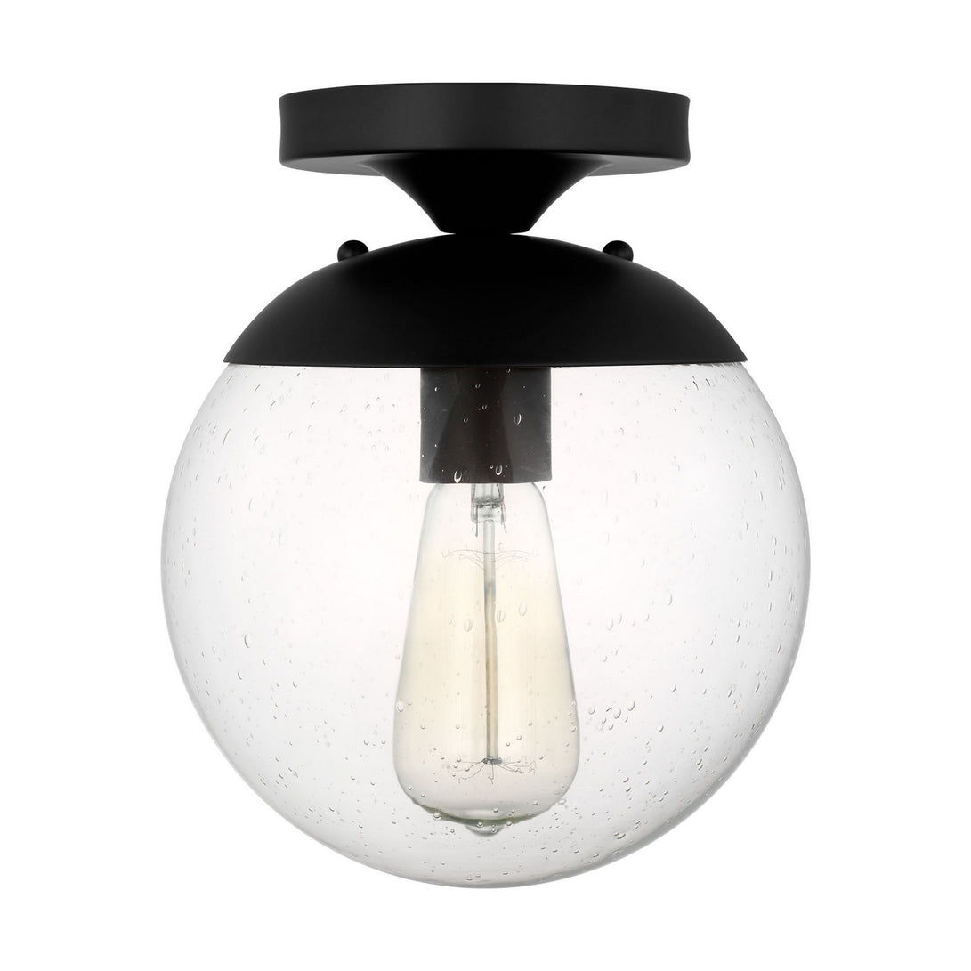 Visual Comfort Studio - 7501801-112 - One Light Pendant - Leo - Hanging Globe - Midnight Black