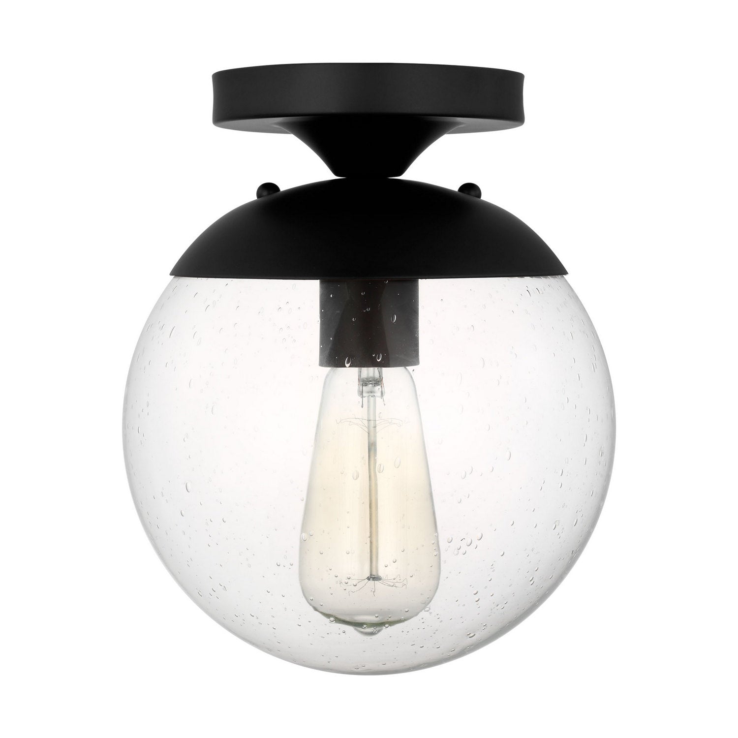 Visual Comfort Studio - 7501801-112 - One Light Pendant - Leo - Hanging Globe - Midnight Black