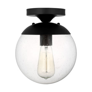 Visual Comfort Studio - 7501801-112 - One Light Pendant - Leo - Hanging Globe - Midnight Black