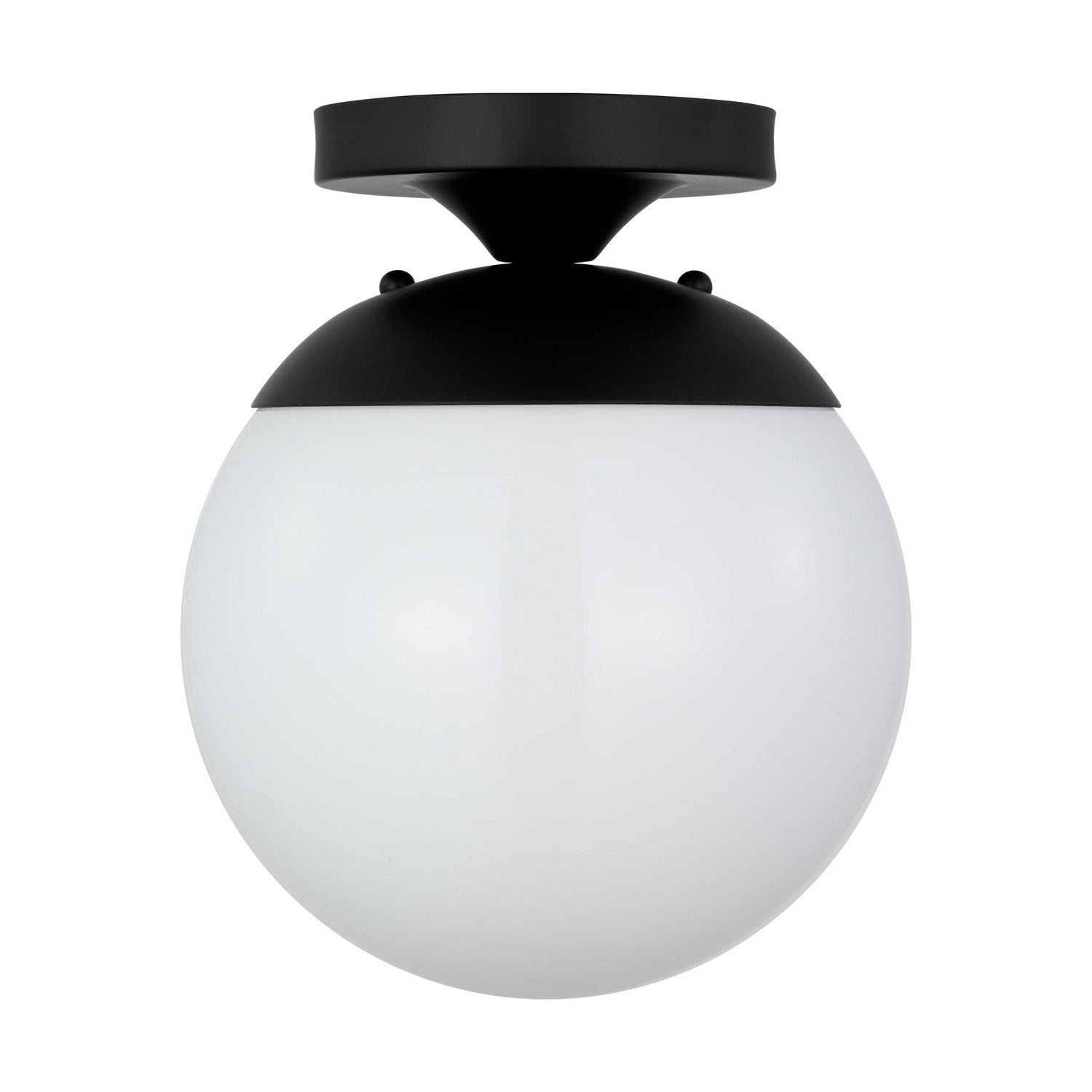 Visual Comfort Studio - 7518-112 - One Light Wall / Semi-Flush Mount - Leo - Hanging Globe - Midnight Black