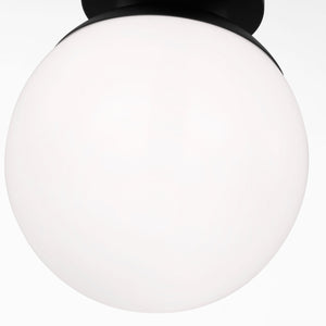 Visual Comfort Studio - 7518-112 - One Light Wall / Semi-Flush Mount - Leo - Hanging Globe - Midnight Black