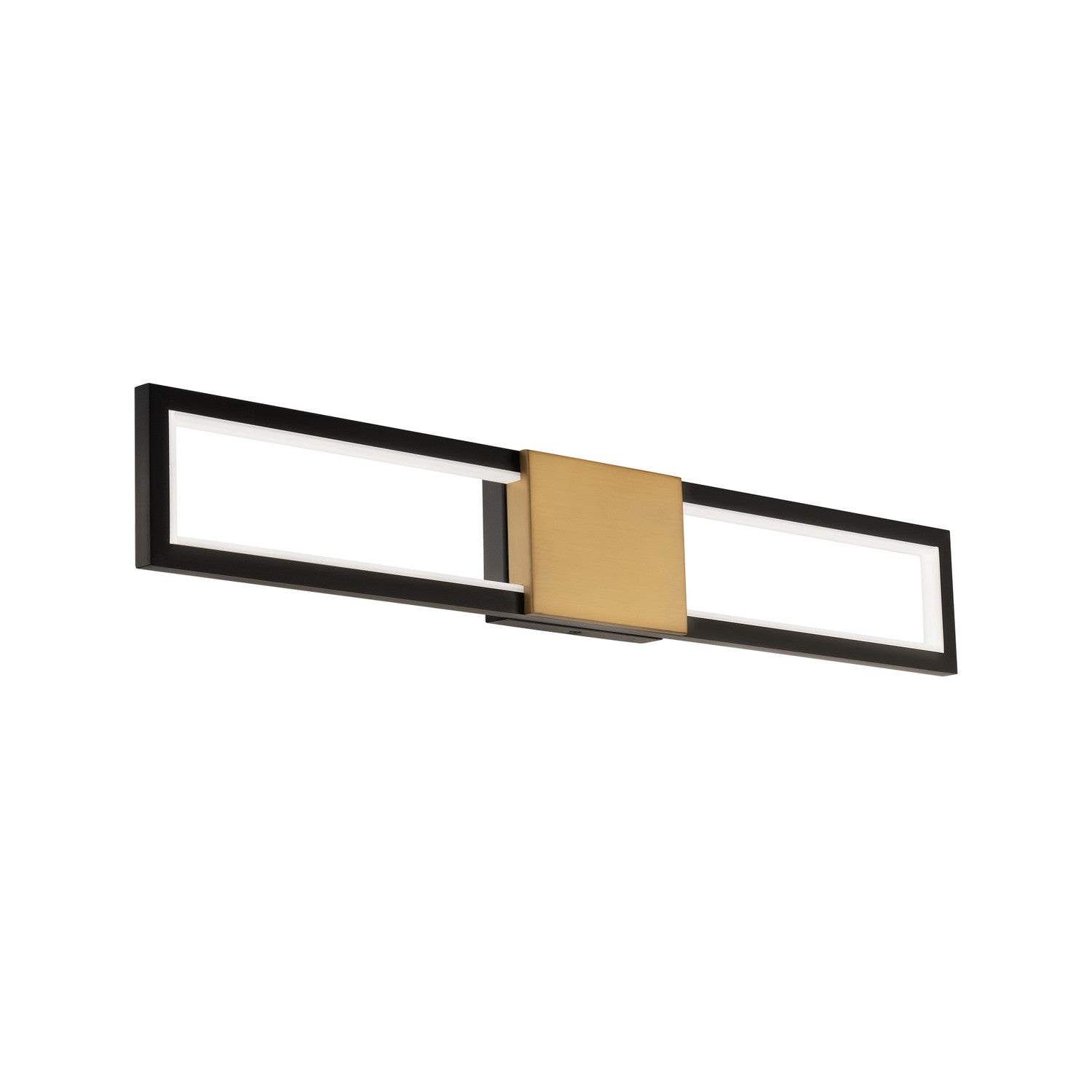 W.A.C. Lighting - WS-83432-BK/AB - LED Bath - Peekaboo - Black/Aged Brass