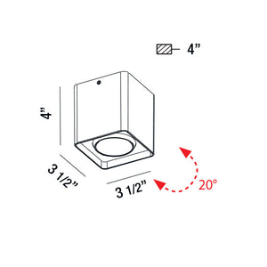 Eurofase - 31578-037 - LED Flushmount - Kewb - Black
