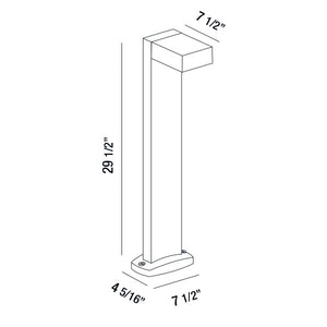 Eurofase - 31909-037 - LED Bollard - Fosfora - Marine Grey