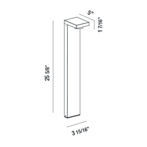 Eurofase - 31911-029 - LED Bollard - Pallito - Black