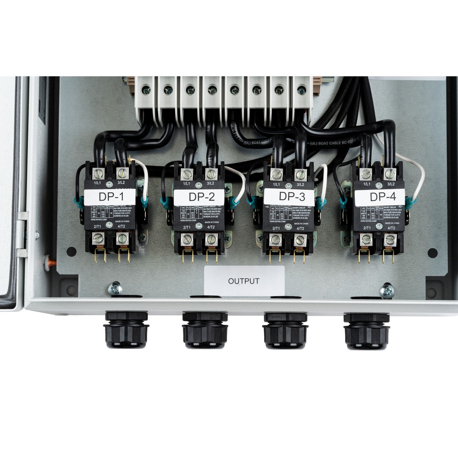 Eurofase - EFCB24M3 - Three Contactor - Light Gray