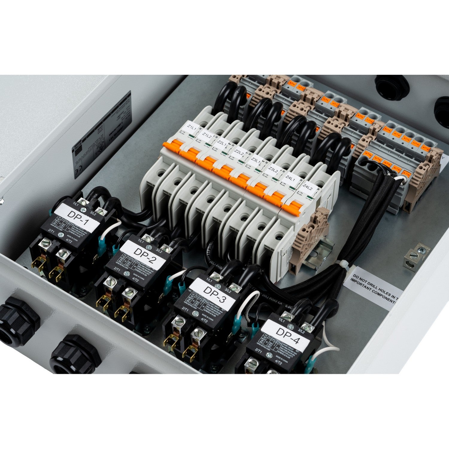 Eurofase - EFCB24M4 - 120-240V 4 ZONE CONTACTOR MBOX - CONTROLS - Light Gray