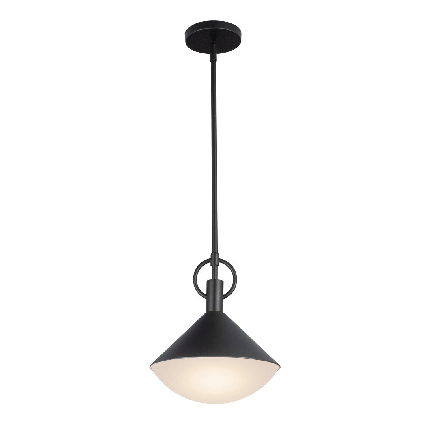 Artcraft - AC11861BK - One Light Pendant - Abruzzo - Black