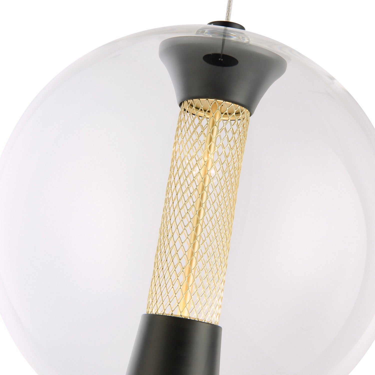 Artcraft - AC6841BK - LED Pendant - Arlo - Black