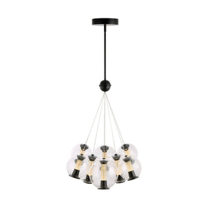 Artcraft - AC6848BK - LED Chandelier - Arlo - Black