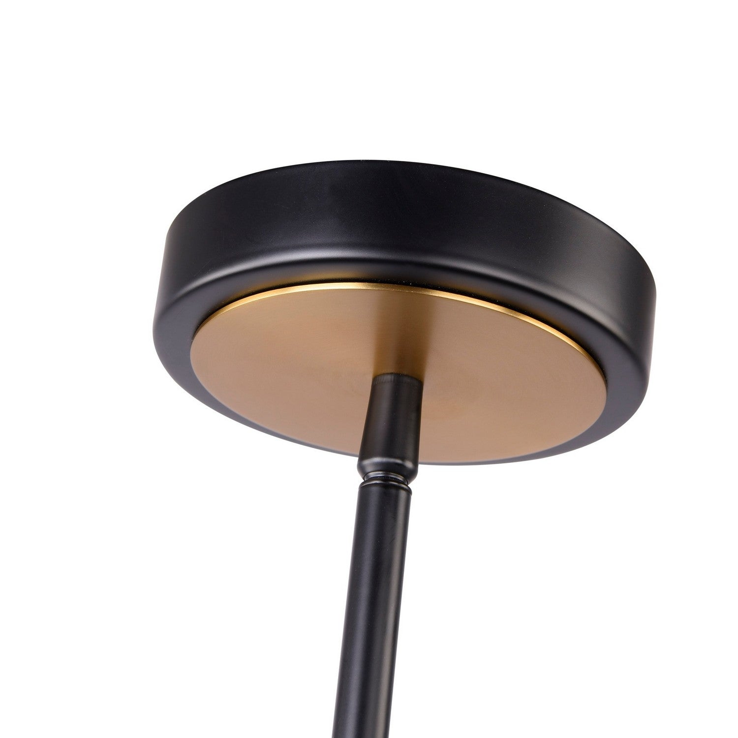 Artcraft - AC11910BK - One Light Pendant - Baltic - Black and Brushed Brass