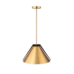 Artcraft - AC11910BR - One Light Pendant - Baltic - Brass and black