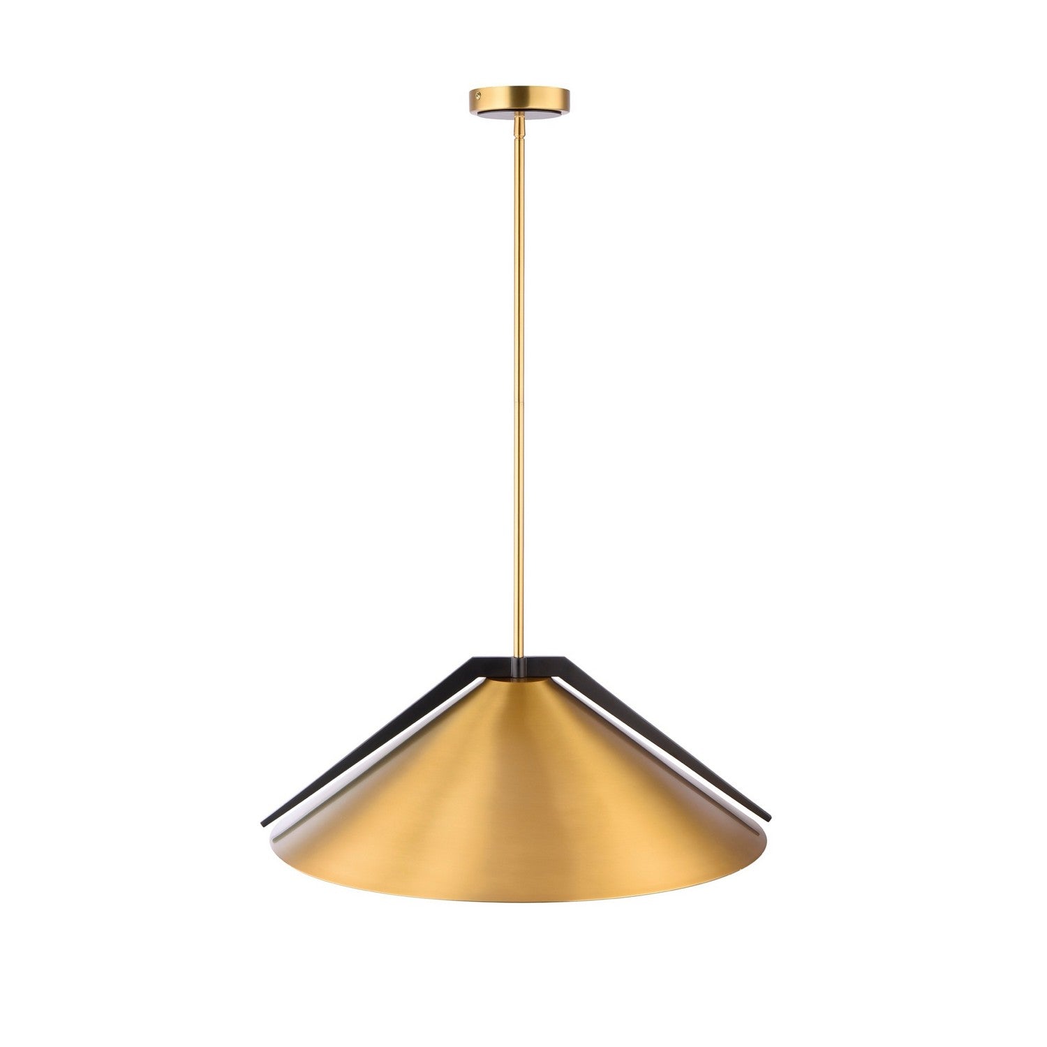 Artcraft - AC11914BR - Three Light Pendant - Baltic - Brass and black