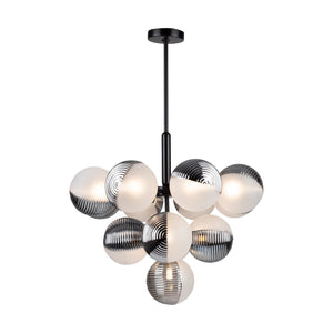 Artcraft - AC11883BK - 13 Light Chandelier - Bolla - Black