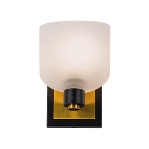 Artcraft - AC11691BB - One Light Bathroom Sconce - Lyndon - Black and Brushed Brass