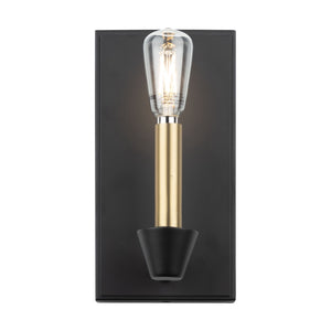 Artcraft - AC11981BB - One Light Wall Sconce - Notting Hill - Black and Brushed Brass