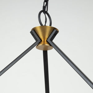 Artcraft - AC11985BB - 15 Light Chandelier - Notting Hill - Black and Brushed Brass