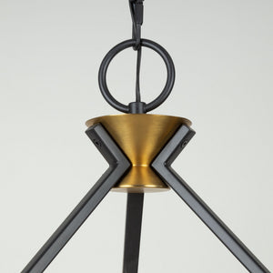 Artcraft - AC11986BB - Six Light Chandelier - Notting Hill - Black and Brushed Brass