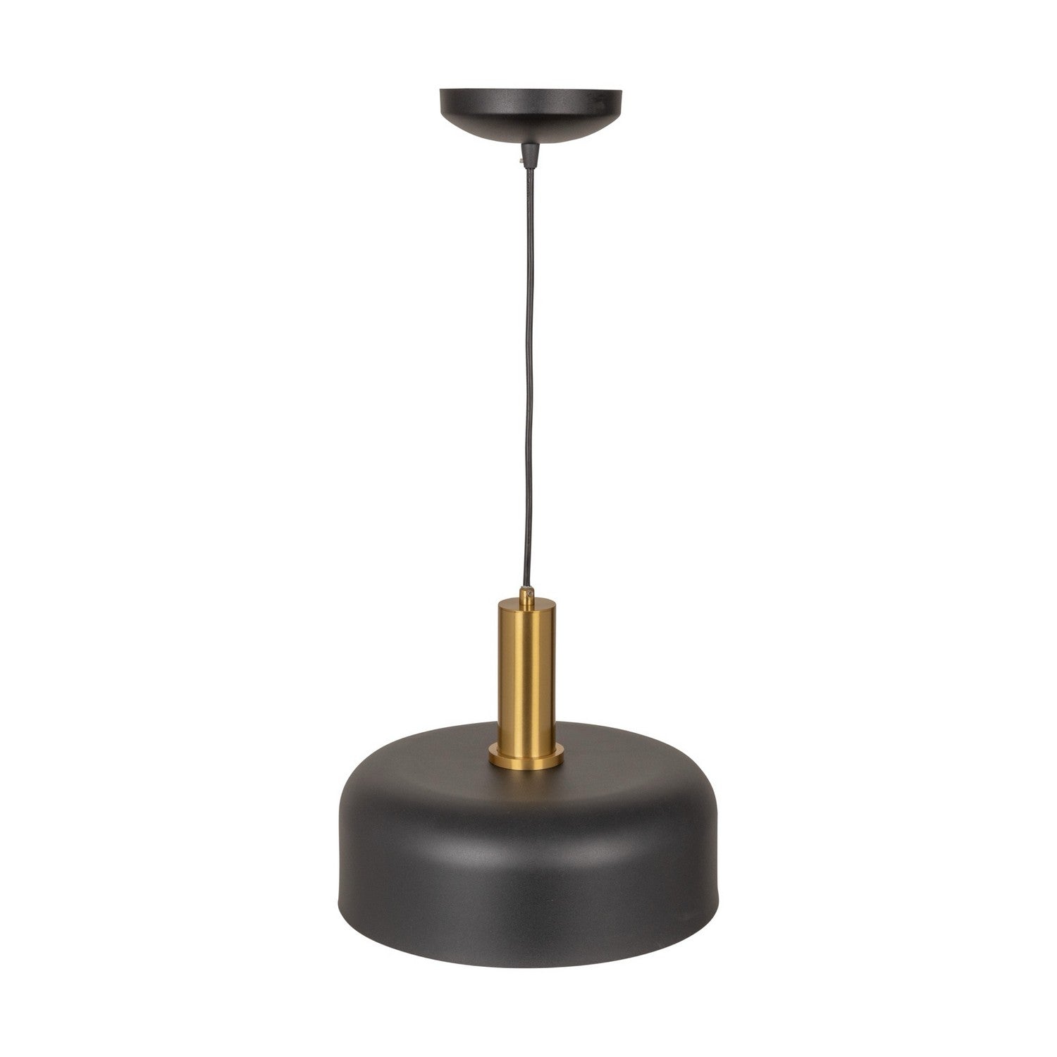 Artcraft - AC7421BB - One Light Pendant - Orsa - Black and Brushed Brass