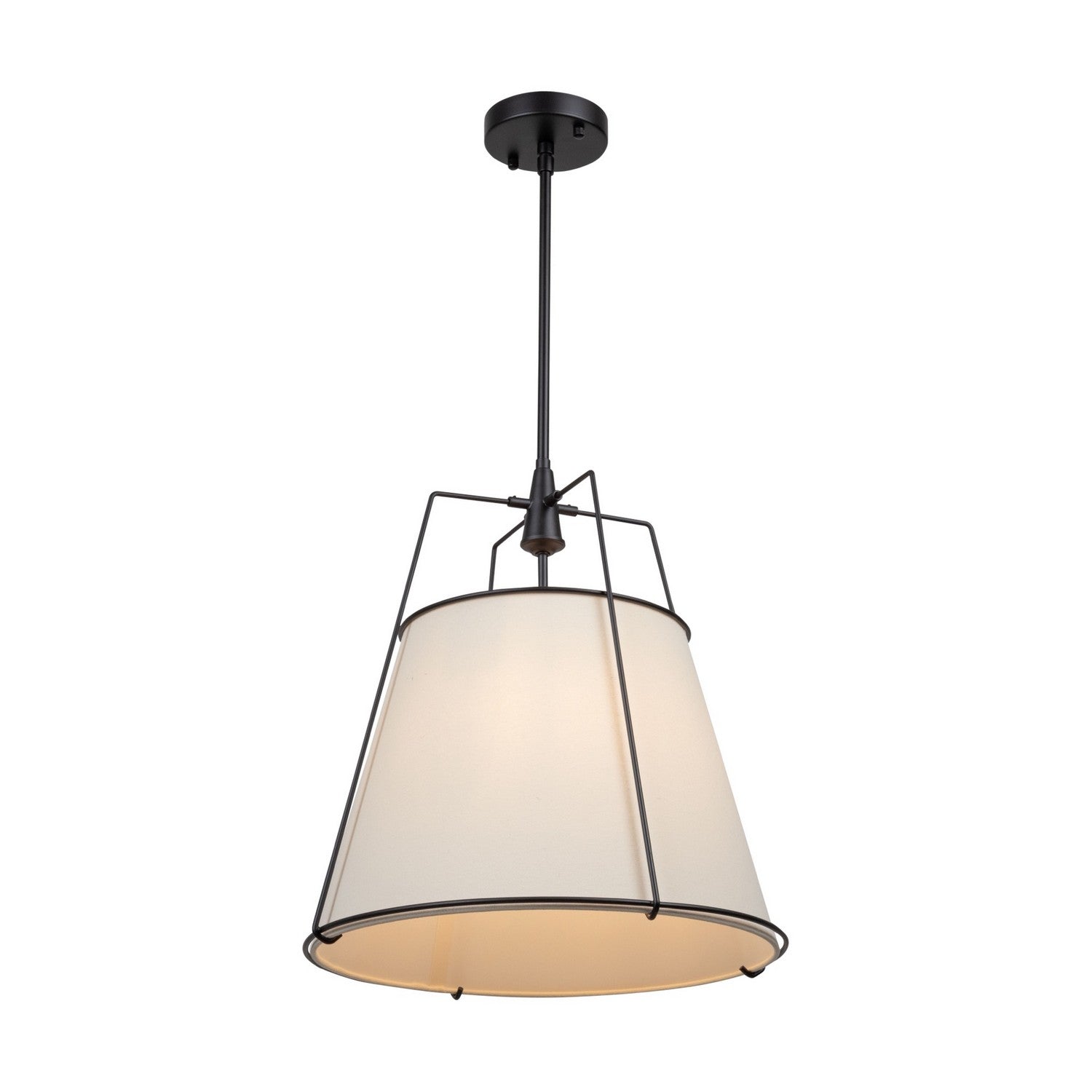 Artcraft - SC13363BK - Three Light Pendant - Pullman - Black