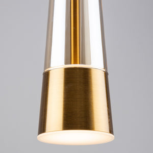 Artcraft - AC6821BR - LED Pendant - Sunnyvale - Brass