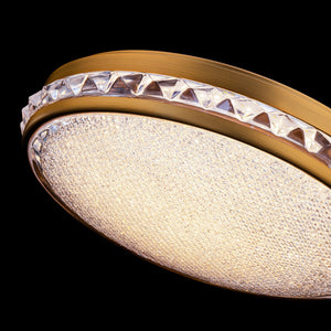 Schonbek - S9912-700R - LED Flush Mount - Kristally - Aged Brass
