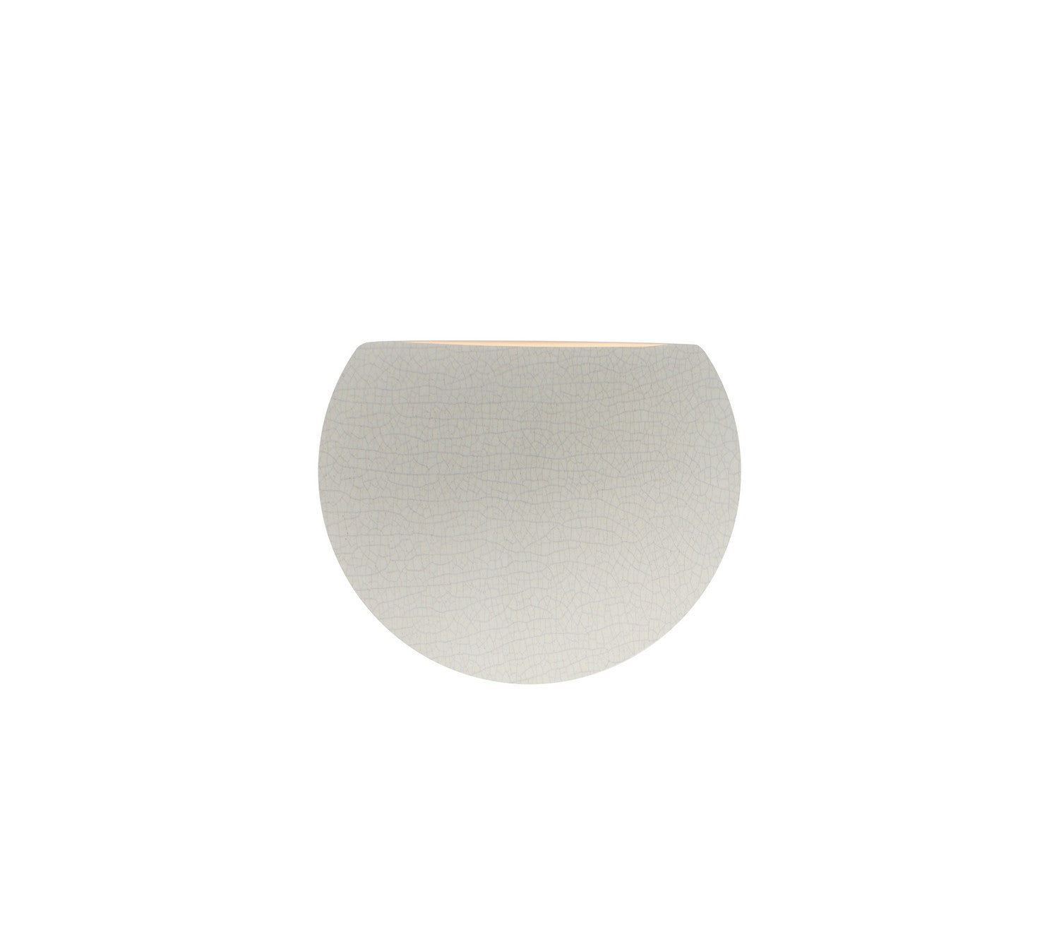 Justice Designs - CER-5790-CRK - LED Wall Sconce - Ambiance - White Crackle