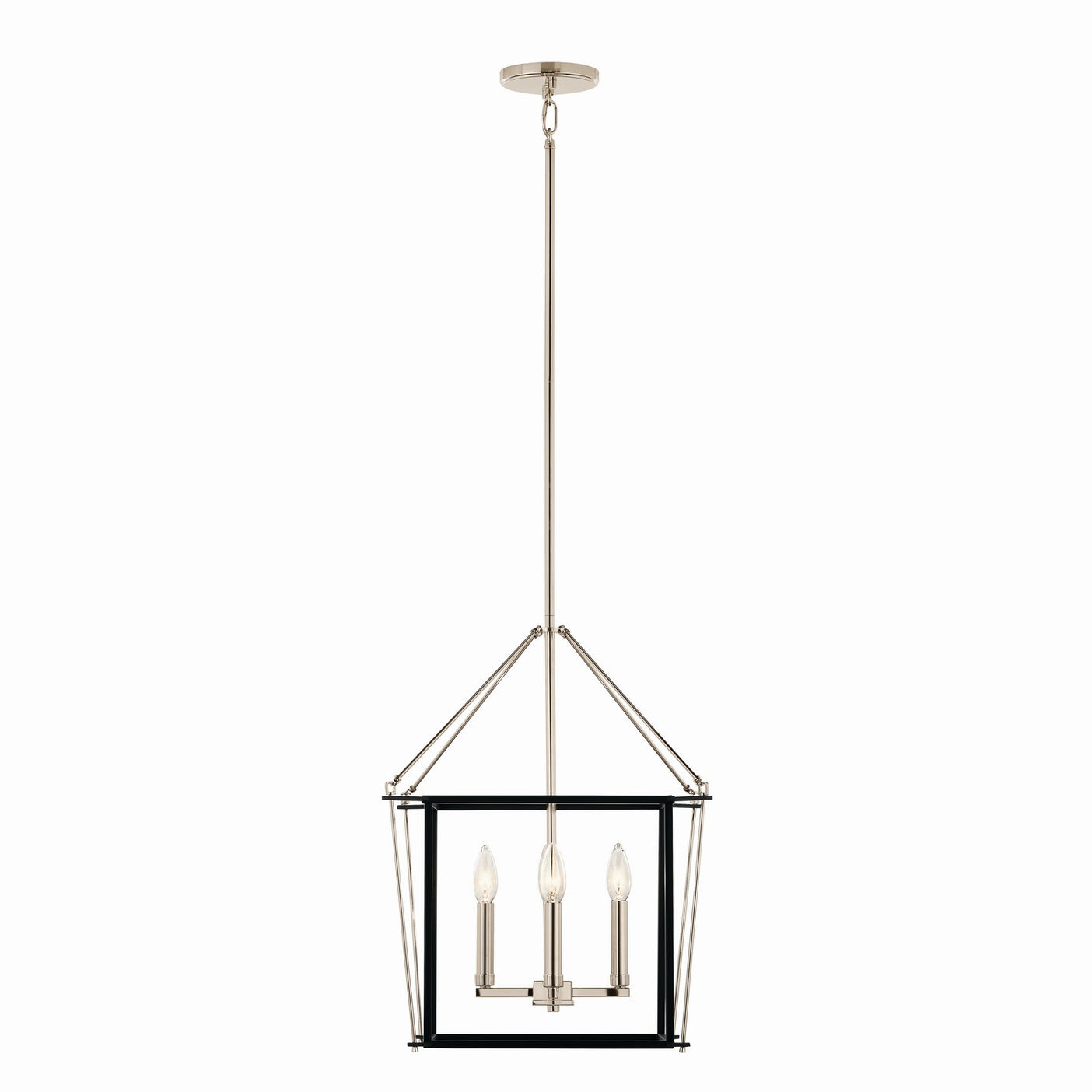 Kichler - 52626PN - Four Light Foyer Pendant - Eisley - Polished Nickel