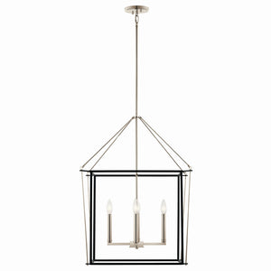 Kichler - 52627PN - Four Light Foyer Pendant - Eisley - Polished Nickel