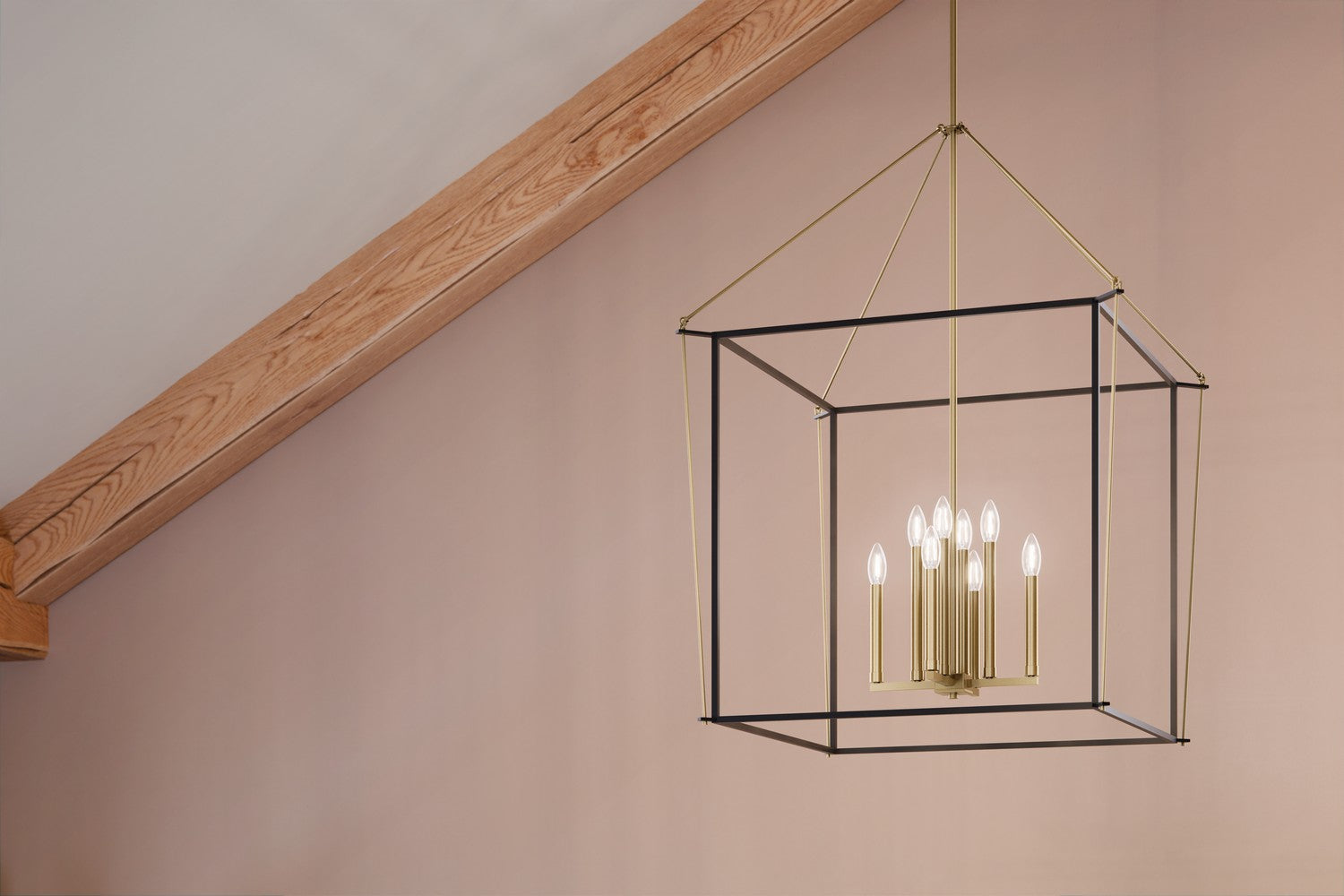 Kichler - 52628CPZ - Eight Light Foyer Pendant - Eisley - Champagne Bronze